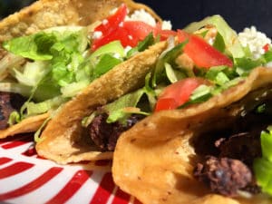 Black Bean Tacos with Lime