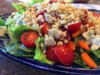 Crunchy Vinaigrette Blue Cheese Salad