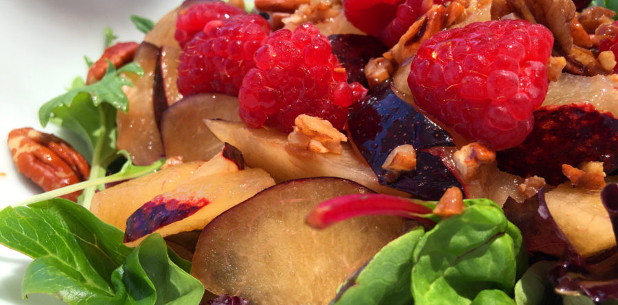 Post-Workout Plum Salad