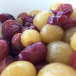 Red Wine Honey Fried Grapes with Sea Salt
