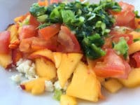 Tomato and Peach Salad