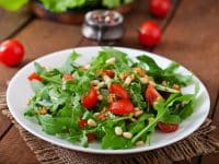 Pine Nut Salad with Pink Himalayan Salted Balsamic Vinaigrette
