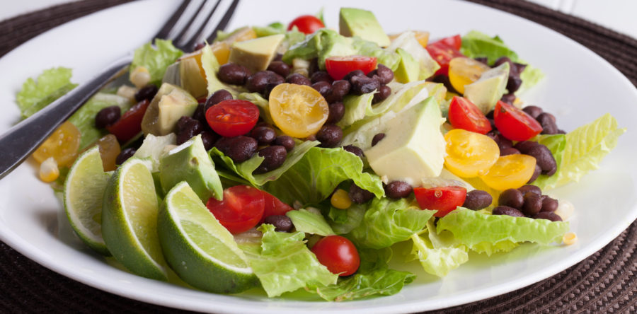 Black Bean Caesar Salad