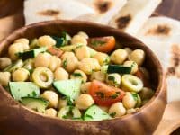 Garbanzo and Greens Salad