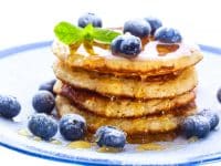 Blueberry Protein Pancakes