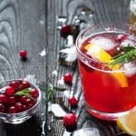 Fresh Antioxidant Rich Cranberry Juice