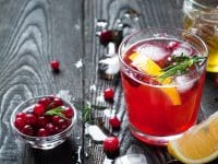 Fresh Antioxidant Rich Cranberry Juice
