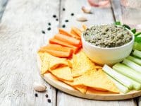 Mashed Black Bean Dip