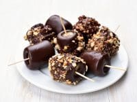 Dark Chocolate Dipped Mini Banana Pops