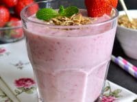 Strawberry Apricot Protein Shake