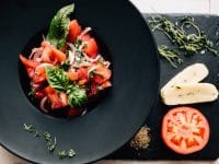 Tomato, Garlic, and Basil Salad