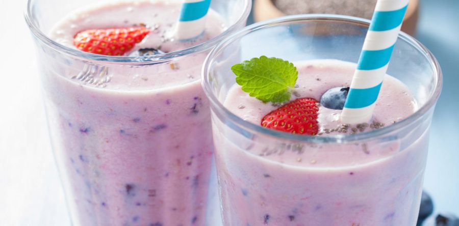 Wild Berry Chia Seed Protein Shake