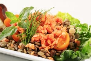 Lentil Romaine Salad