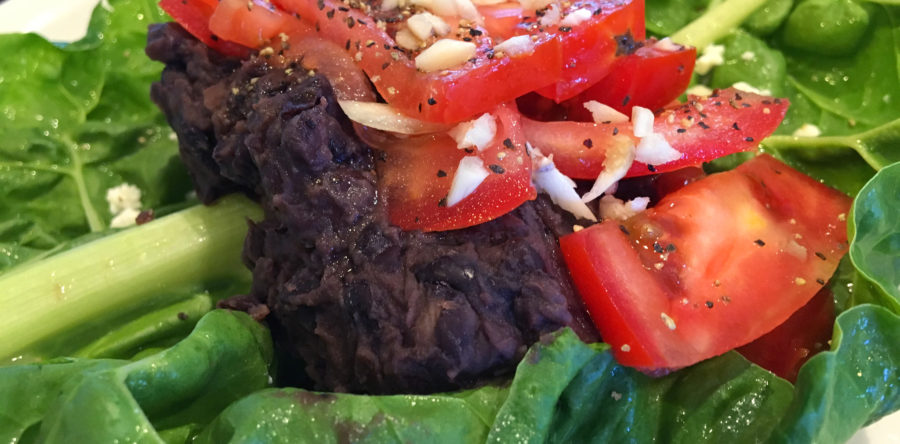 Black Bean Swiss Chard Protein Wraps