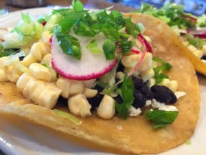 Corn Black Bean and Vegetable Tacos