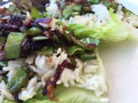 Red Leaf Lettuce Vegetable Wraps