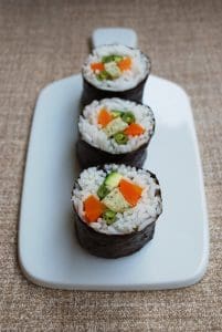 Vegetable Sushi Rolls