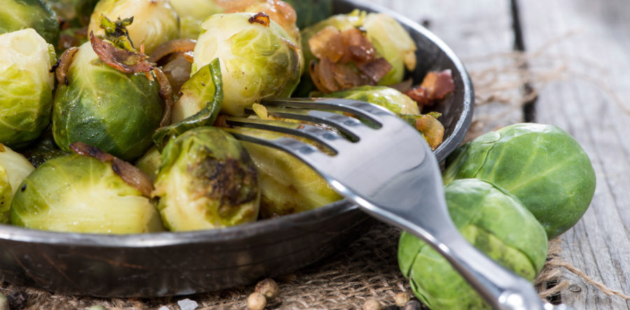 Brussel Sprout and Onion Stir Fry