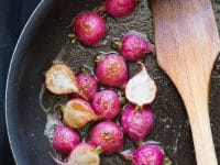 Pan Roasted Radishes