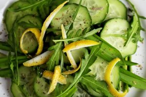 Arugula Cucumber Salad