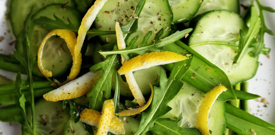 Arugula Cucumber Salad