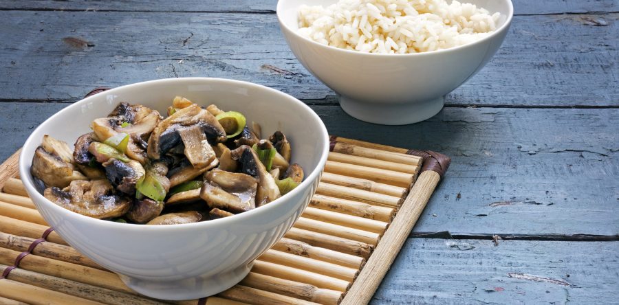 Fried Rice and Shiitake