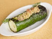 Quinoa Stuffed Zucchini