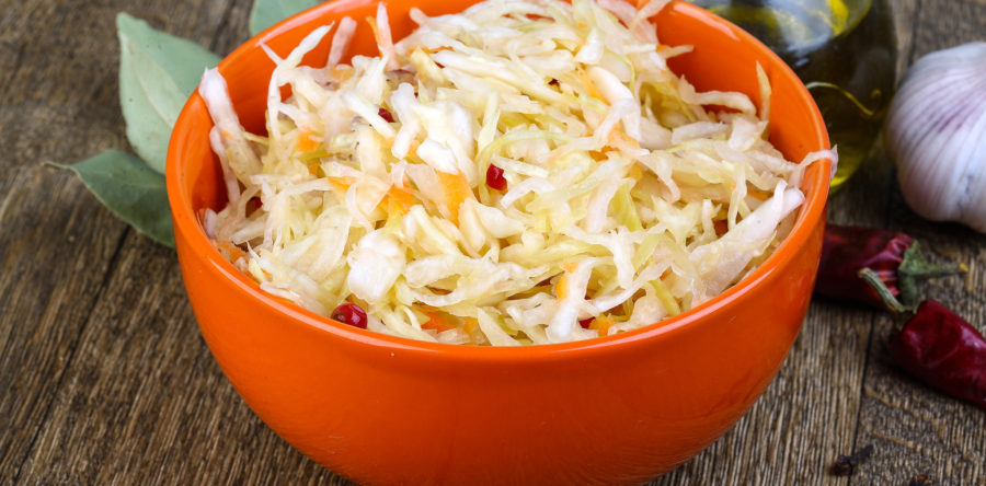 Marinated Cabbage Topping