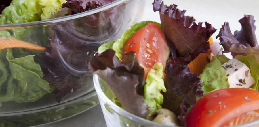 Romaine Garlic and Balsamic Veggie Salad