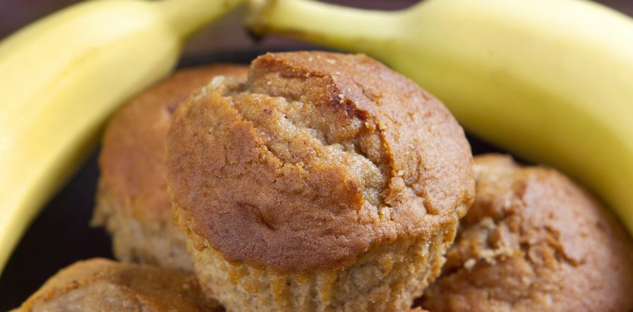 Banana Wheat Germ Muffins