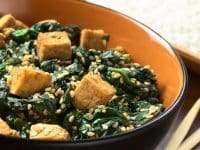 Spinach Sesame Stir Fry